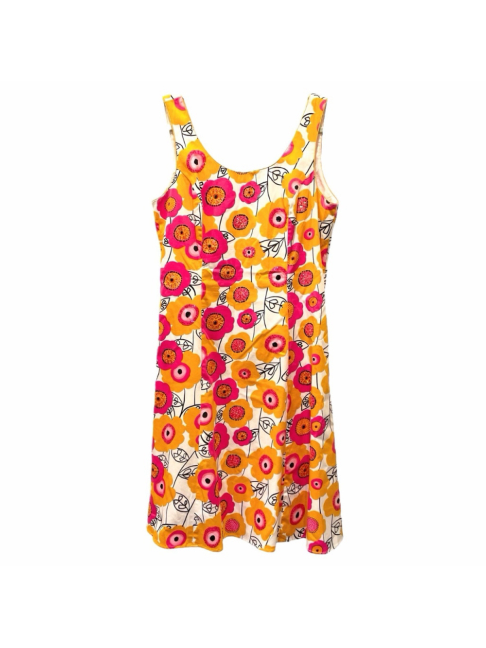 Spenser Jeremy Womens Size 12 Dress Sleeveless Floral Embellished Lined Colorful